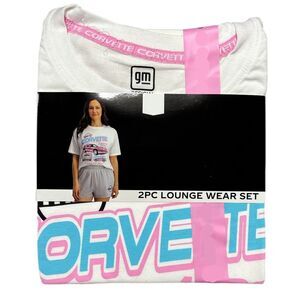 Corvette - Licensed Women's Short Sleeve T-Shirt and Boxer Short 2 Piece Pajama